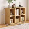 Estantería de Madera Maciza, Librería de Piso para Niños, Estante de Almacenamiento, Gabinete de Almacenamiento para Jardín de Infancia, Almacenamiento en Rejilla Combinada para Sala de Estar, Personalizable