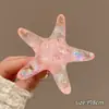 Horquilla de Estrella de Mar Azul de Verano para Playa para Mujer Estilo Marino Clip Lateral Accesorios para el Cabello Clip para Flequillo Clip para la Frente Tocado