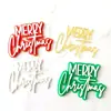 Inserção de cartão de bolo de acrílico duplo de Natal estilo transfronteiriço suprimentos para festa de Natal decoração lateral de bolo