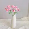 Ramos de Nomeolvides Coloridos Hechos a Mano con Ganchillo, Ramas de Flores Artificiales Tejidas de Lana, Decoración para el Hogar, Estilo Fresco, Regalos al por Mayor
