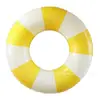 Anillo de Natación de Frutas de PVC Más Vendido Transfronterizo Anillo de Natación de Rosquilla Anillo de Natación Inflable de Color Sólido Anillo de Natación con Lentejuelas