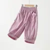 Pantalones Ligeros Divididos para Niñas, Pantalones Nuevos de Verano de Secado Rápido para Niños, Pantalones Cropped para Niños, Pantalones de Secado Rápido de Verano para Niñas, Ropa para Niños