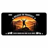Placa de Aluminio Plana Decorativa Placa de Matrícula de Hierro 1 Señal Motivacional Creativa Directo del Fabricante Amazon Aliexpress