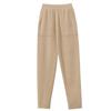 Pantalones Gruesos de Cachemira de Cuatro Niveles para Otoño e Invierno, Ropa Exterior Casual para Mujer, Pantalones de Punto con Bolsillo, Pantalones tipo Zanahoria Adelgazantes