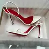Novedad Primavera/Verano 2026 Tacón Alto Fino para Citas, Tacones Altos Antideslizantes, Sandalias de Tira Ultra Finas de Moda y Sexy