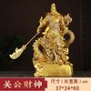 Adornos de Buda Wu Guan Gong Sha Jin Guan Erye Guan Yu Decoración para el Hogar Oficina Sala de Estar Artesanías de Resina