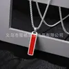 Collar para hombre transfronterizo, colgante de anillo de acero inoxidable, estilo europeo y americano, simple, moderno, único, accesorios versátiles al por mayor