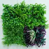 Pared de plantas artificiales, césped, decoración de pared de fondo para restaurante, decoración de escaparate con plantas artificiales, arreglo de pared de plantas verdes