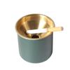 Cenicero Embudo de Aleación de Aluminio Nuevo DHL Metal de Titanio Puro Portátil para el Hogar Anti-Ceniza Cenicero Simple y Elegante
