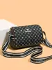 Bolsas Femininas 2026 Nova Bolsa de Ombro com Estampa de Letras Moda Retro Bolsa Almofada Bolsa Transversal de Alto Padrão Tendência