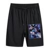 Série Ghost Blade Riman transfronteiriça nova, periférico de moda para comércio exterior, masculino, tamanho europeu, shorts soltos e confortáveis