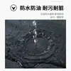 Delantal de cuero impermeable y resistente al aceite, talla de adulto, diseño reversible, de manga larga, cuero engrosado para ropa de trabajo, adecuado tanto para hombres como para mujeres