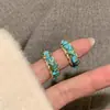 [Brilhante Âmbar] Brincos Circulares com Brilho Diamante Estilo Retro Maillard Design de Nicho Exquisitos e Mais Fáceis de Combinar Brincos Personalizados para Mulheres