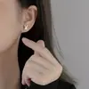 Pendientes de botón con orejas de conejo creativos distintivos estilo coreano, moda brillante, combinan con todo, nuevos pendientes de botón, regalo conmemorativo exquisito