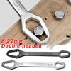 Duplo Torx Spanner 8-22 Multifuncional Antiderrapante Auto-aperto Ajustável Óculos Spanner Doméstico Auto Reparação Ferramenta de Mão