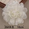 Acessórios de cabelo flor de borda queimada de fabricantes de 10 cm acessórios de camélia flor de tecido diy broche de flor flores de tecido