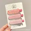 Pinza para el Cabello Exquisita de Gama Alta para Mujer Clip BB Estampado de Leopardo Retro Lindo Clip para Flequillo Lateral Accesorios para el Cabello de Moda con Temperamento