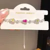 Pulsera Desmontable de Calabaza con Circonita Dopamina Fresca Dulce Versátil Nicho Sensación de Alta Gama Joyería de Mano para Mujeres Al por Mayor