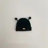 Chapéu de Bebê Qiu Nan Outono Inverno 2025 Novo Fofo Ins Super Fofo Gorro para Recém-Nascido Chapéu de Lã Atacado