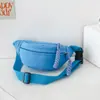 Nueva bolsa para niños, moderna, simple, color liso, casual, mochila pequeña, para niños y niñas, deportiva, moderna, bolsa de pecho, cabe el teléfono móvil