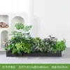 [Serie E100] Paisajismo de Plantas Verdes Macetero Combinado Maceta Decoración Planta Artificial Decoración de Paisaje Interior y Exterior