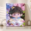Pintura de Diamante de Boneca de Algodão 5D DIY Ponto de Diamante com Moldura Pintura Infantil Desenho Animado Fofo