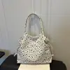 Bolso de Hombro Perezoso Estilo Coreano Personalidad Gran Capacidad Viaje de Commute Bolso de Tela Retro Estrella Casual Elegante Bolso Tote