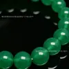 Pulsera de ágata verde natural 7A, pulsera de calcedonia roja y blanca para el año zodiacal, joyería unisex para parejas, cuentas redondas, al por mayor