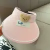 Proteção solar infantil chapéu de sol chapéu de verão chapéu de proteção solar Meninos meninas urso chapéu de proteção solar infantil chapéu proteção UV