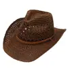 Sombrero de Playa Vaquero Occidental Retro Sombrero de Paja Amazon para Hombres y Mujeres Viajes al Aire Libre Comercio Exterior Transfronterizo Estilo Étnico Sombrero de Copa