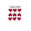 Oferta Especial Amor Dia dos Namorados Borda de Bolo Eu Te Amo Decoração de Bolo Cartão de Coração Decoração de Bolo Dia dos Namorados