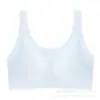 Sujetador Deportivo para Chicas Adolescentes de Segunda Etapa para Verano, Estilo Delgado con Copas Fijas Integradas, Sin Costuras, Cómodo, Transpirable, Sujetador Tipo Camiseta sin Mangas