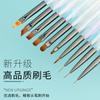 Nuevo juego de 10 pinceles de manicura Aurora japoneses sencillos, bolígrafo de fototerapia, bolígrafo degradado, bolígrafo de capas, bolígrafo para pintar