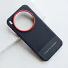 Aplicável para capa de celular Huawei purap90promax p80ultra padrão triângulo p70pro+ capa protetora couro liso