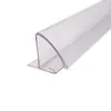 Etiqueta de Precio de Plástico Perfil de PVC en Stock Etiqueta de Precio Curva Estilo Casete Etiqueta de Precio para Estante de Supermercado Tienda de Conveniencia Farmacia