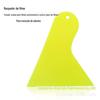Ferramenta de filme raspador pequeno resistente ao desgaste raspador de filme resistente a altas temperaturas placa multifuncional de filme de carro raspador pequeno amarelo
