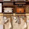 Soporte para Tabla de Cortar Estante de Almacenamiento de Cocina Estante Colgante Debajo del Gabinete Gancho Colgante Estante de Almacenamiento para Tapa de Olla Tabla de Cortar Tabla de Cortar