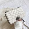 Bolso 2020 Nueva Moda Trendy Estilo Chanel Bolso de Cadena Rómbica Estilo Occidental Bolso de Mujer Hombro Bandolera