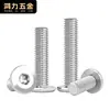 Tornillos para Muebles de Zinc Blanco de Cabeza Hexagonal Avellanada Tornillos de Cabeza Plana Biselada Tornillos Electromecánicos para Muebles M4M5M6M8M10