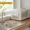 Cocina Hogar Fregadero para Lavar Platos Protector contra Salpicaduras Tope de Agua Deflector de Fregadero Barrera de Agua Tope de Agua para Encimera