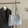 Bolsa Tote Grande Capacidade Estilo Coreano para Mulheres 2026 Nova Bolsa Casual para o Dia a Dia Versátil Bolsa de Ombro Bolsa de Braço