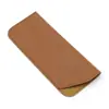 Nueva Bolsa de Almacenamiento para Gafas, Bolsa de Gafas Simple y Portátil a Prueba de Polvo, Estuche para Gafas de Cuero PU de Color Puro con Apertura Lateral en Stock