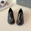 Sapatos de Couro Estilo Britânico para Meninas 2026 Nova Coleção Primavera e Outono Mocas Infantis para Meninas Pequenas, Sapatos Mary Jane da Moda para Crianças Maiores