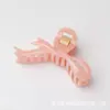 Nuevo Pinza para el Cabello de Plástico sin Metal con Resorte en Colores Caramelo con Diseño de Moño para Mujeres, Pinza Tiburón Estilo de Alta Gama al por Mayor