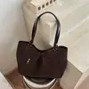 Bolsa retro de grande capacidade Shuai Mijia para mulheres, nova moda outono 2026, bolsa de ombro para o dia a dia e bolsa tote