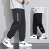 Calça reta solta e estilosa para homens, versátil e moderna, coleção 2026, com tornozelos afunilados, perfeita para um look casual inspirado em Hong Kong