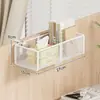 Organizador de Cesta Colgante para Mesita de Noche para Dormitorio Estudiantil, Estante de Almacenamiento para Cabecera de Litera Superior, Tipo Colgante sin Taladro, Estante de Almacenamiento de Gran Capacidad para Snacks