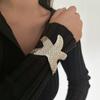 Pulsera de Apertura Estrella de Mar de Diseño Nicho Transfronterizo Europeo y Americano Flor Mariposa Personalizada Estilo Ins Joyería de Mano Traje Mujeres