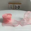 Placa grande fábrica de hilo de cola de pez al por mayor en stock lazo hecho a mano diy hilo de gasa con flores regalo cinta para hornear