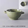 Tazón de cerámica creativo, tazón para el hogar, tazón para sopa, tazón para verduras, plato para sopa de fideos, plato para ensalada, tazón para refrigerios, tazón de red roja, tazón de color sólido